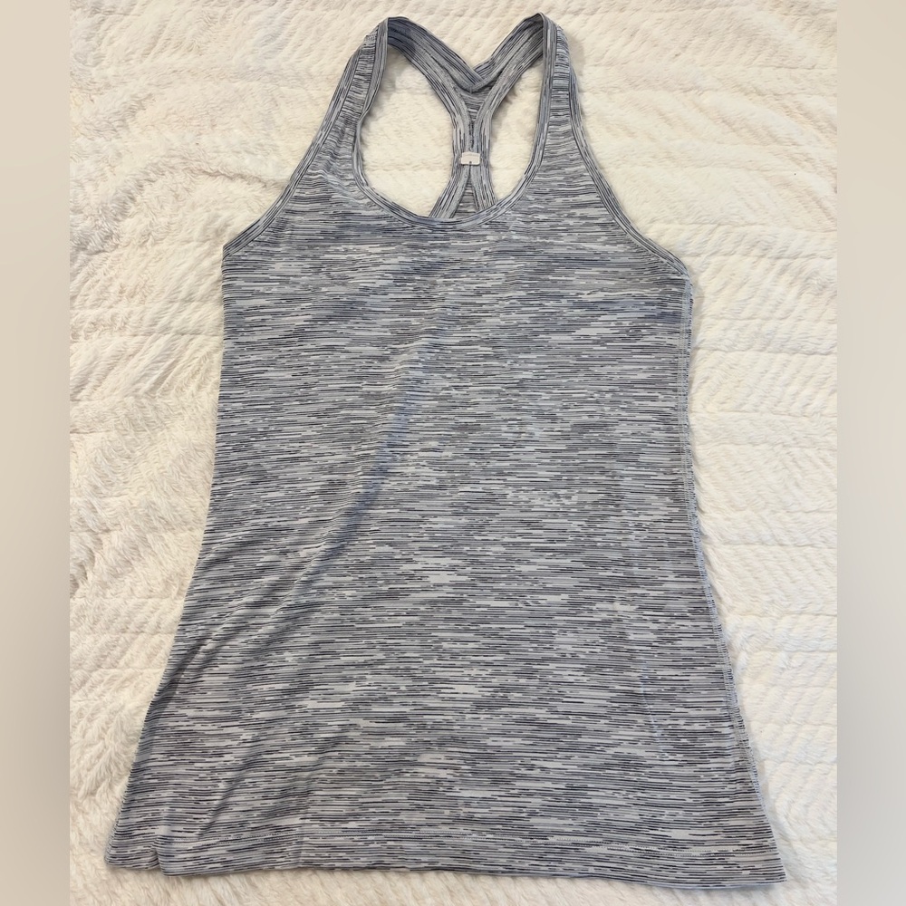 Lululemon Cool Racerback II Wee Are From Space Coal Fossil size 8